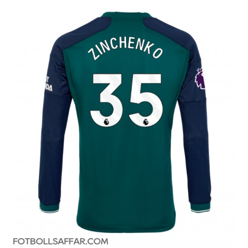 Arsenal Oleksandr Zinchenko #35 Tredjeställ 2023-24 Långärmad